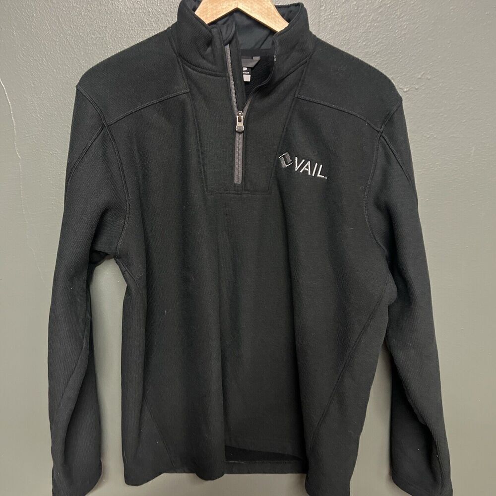 Under Armour Sweater Mens Medium Black Fleece Thermal